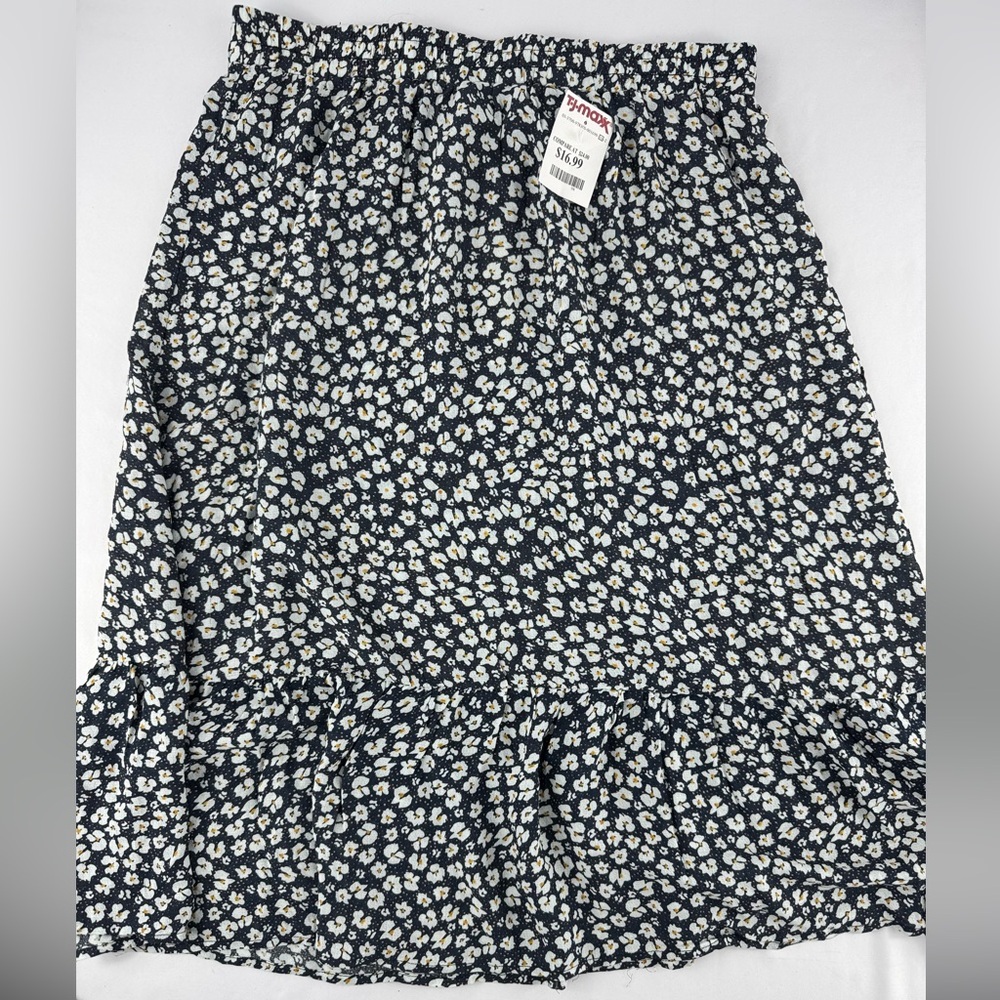 NWT Ann Carson Floral Boho Skirt